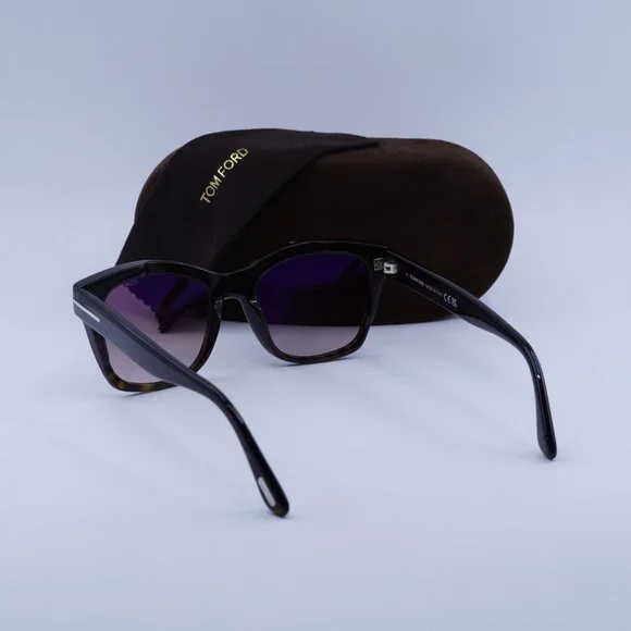 Final Price! Tom Ford Lauren-02 FT0614 52F Havana/Brown Sunglasses